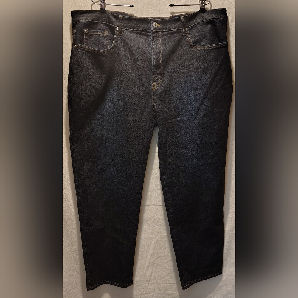 Sene Studio Los Angeles Air Straight Skinny Dark Wash Men's Jeans Size 46 x 28